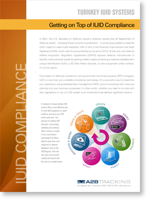 Get on top of IUID Compliance Whitepaper